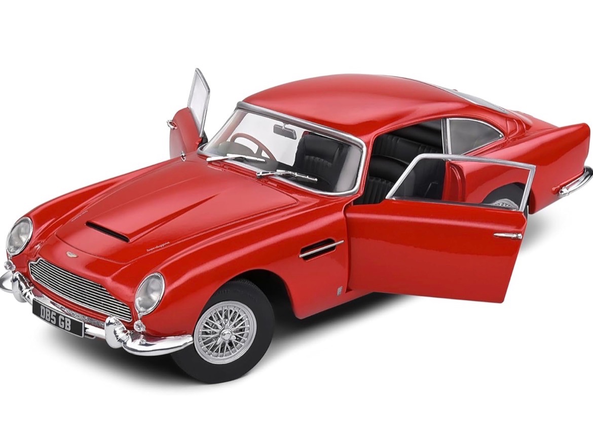 ASTON MARTIN DB5 ČERVENÁ 1/18 - 5