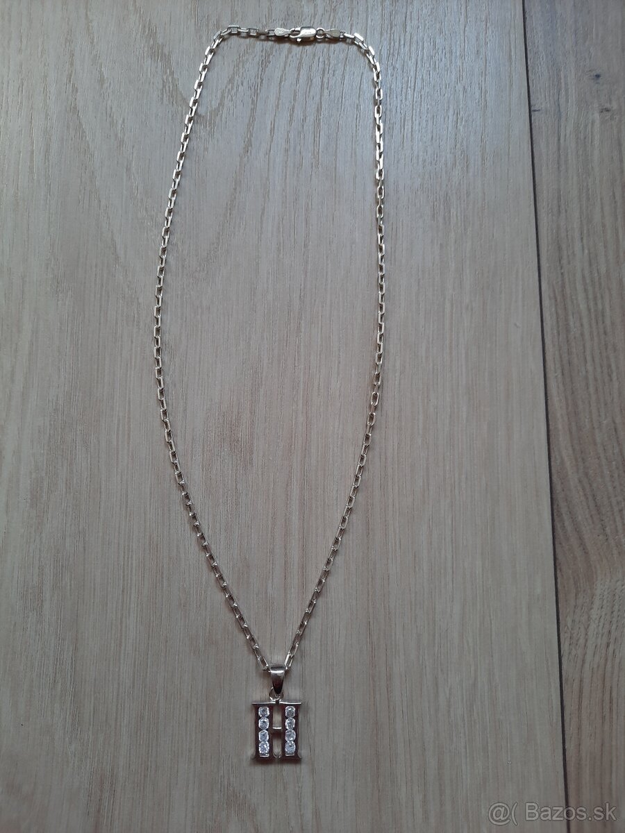 Strieborna retiazka s priveskom H - 5