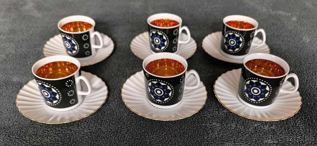 kávový porcelánový set - 5