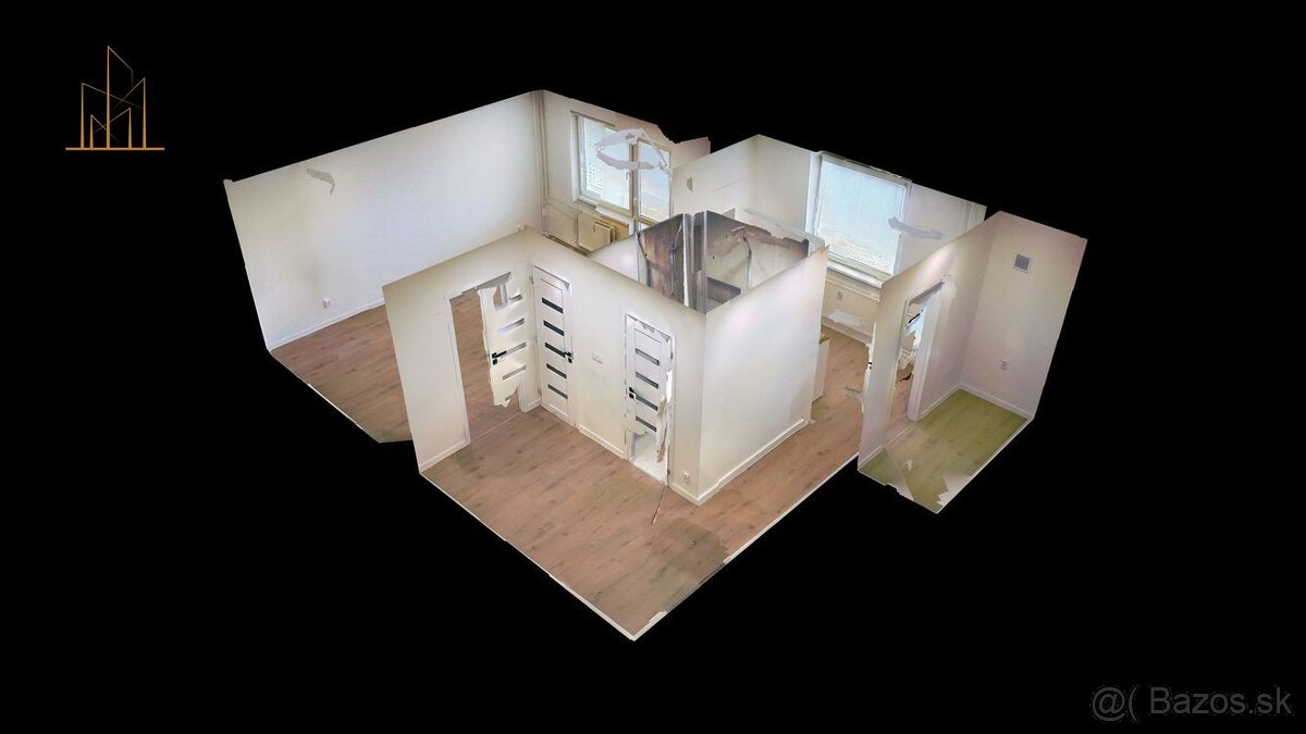 Prenájom veľký 1-izbový byt s loggiou v Humennom. - 5