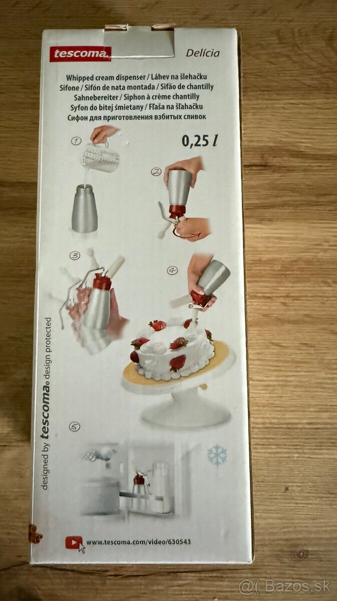 Fľaša na šľahačku Tescoma - 5