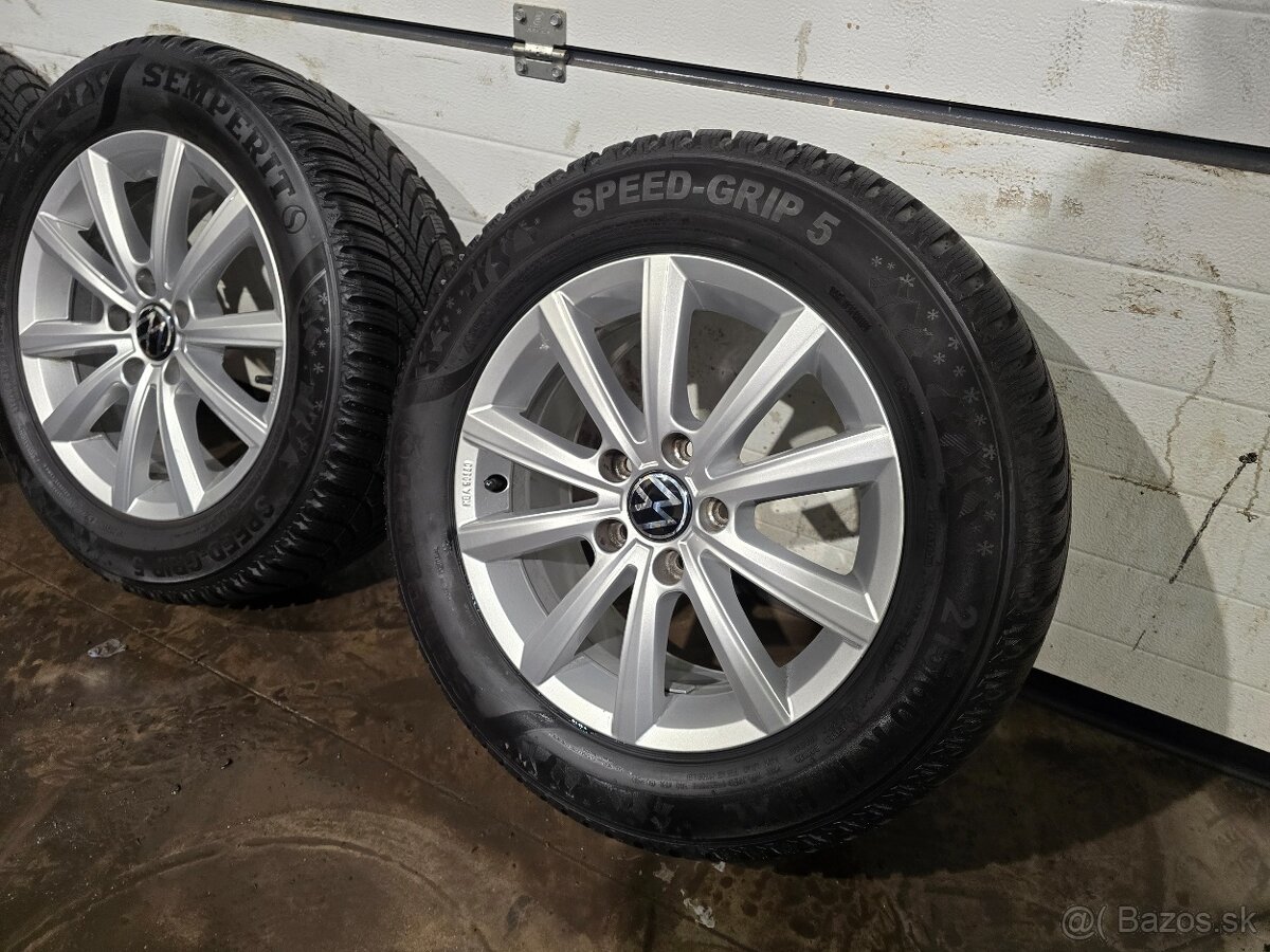 Zimná Sada Volkswagen Passat B8+Zánovné Pneu 215/60 R16 - 5