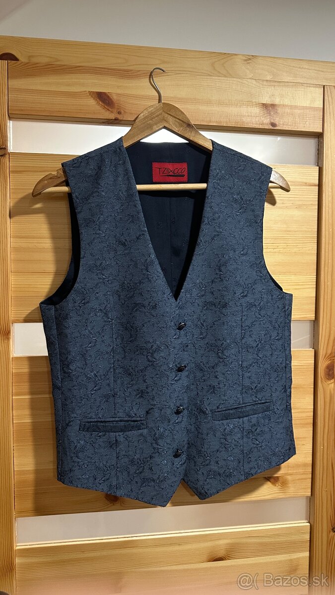 Barokový pánsky oblek TZIACCO veľkosti 48 - 5