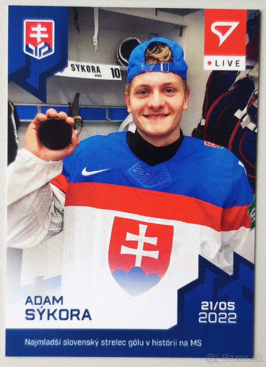 Hokejové kartičky HOKEJOVÉ SLOVENSKO 2022/2023 - L I V E - 5