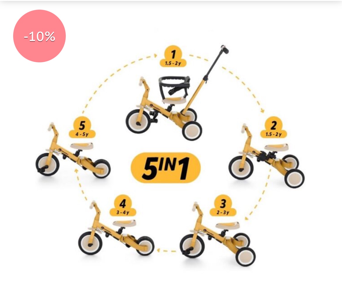 5v1 trojkolka petite&mars - 5