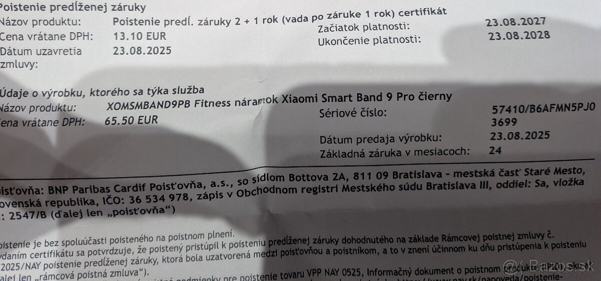 Predám Xiaomi mi band 9 PRO - 5