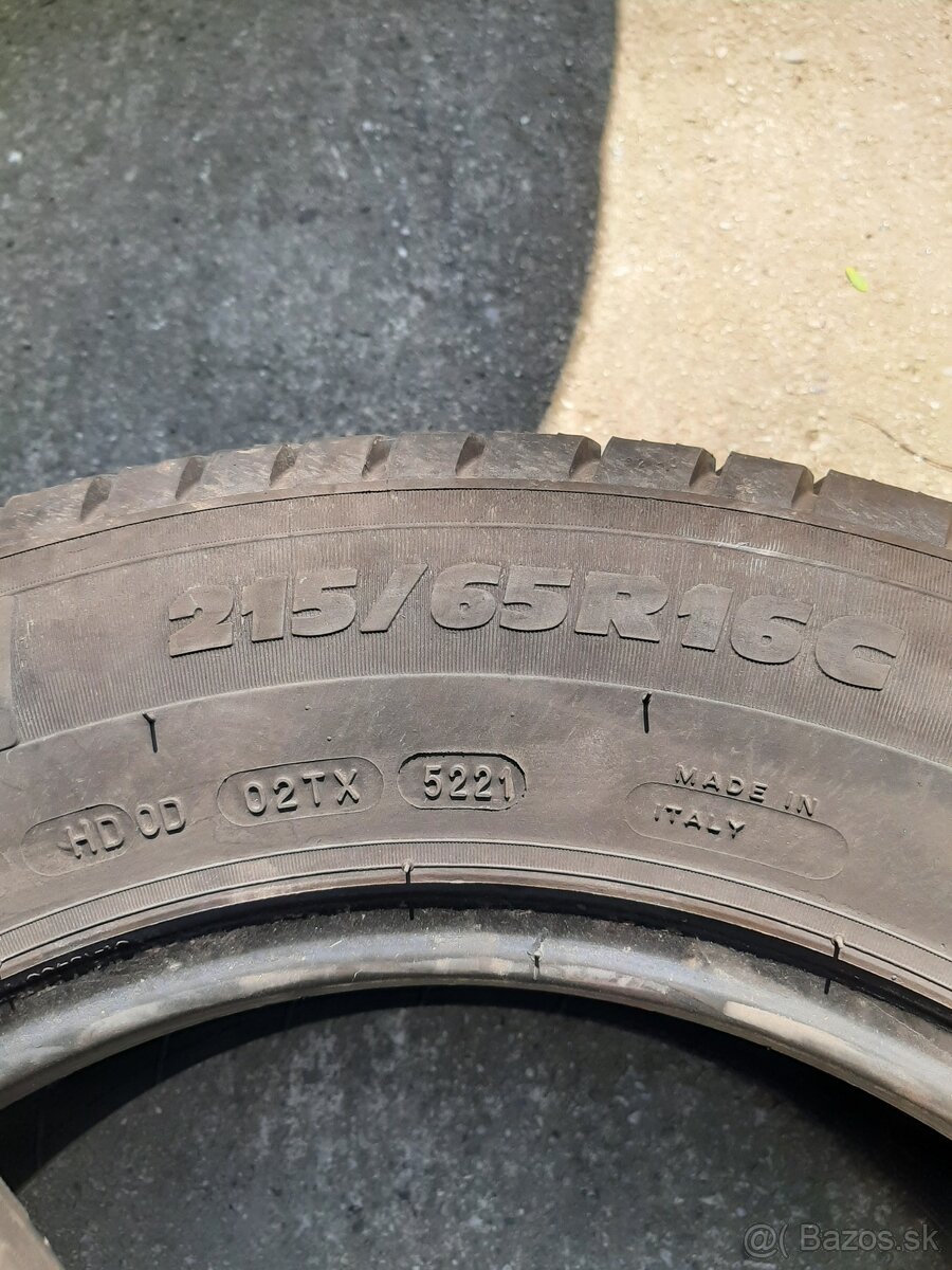 2 ks letných pneu Michelin 215/65 R16C - 5