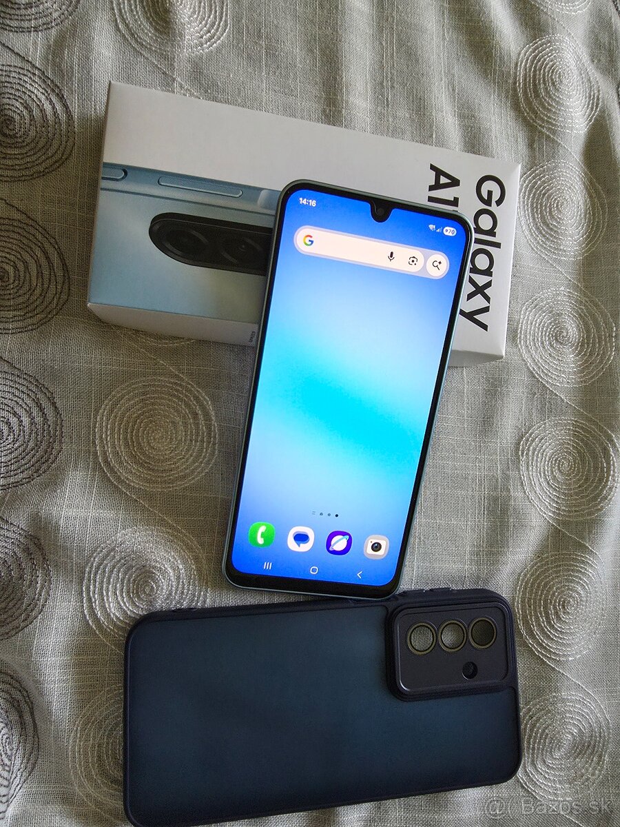 Samsung A17 4G duos modrý super stav komplet - 5