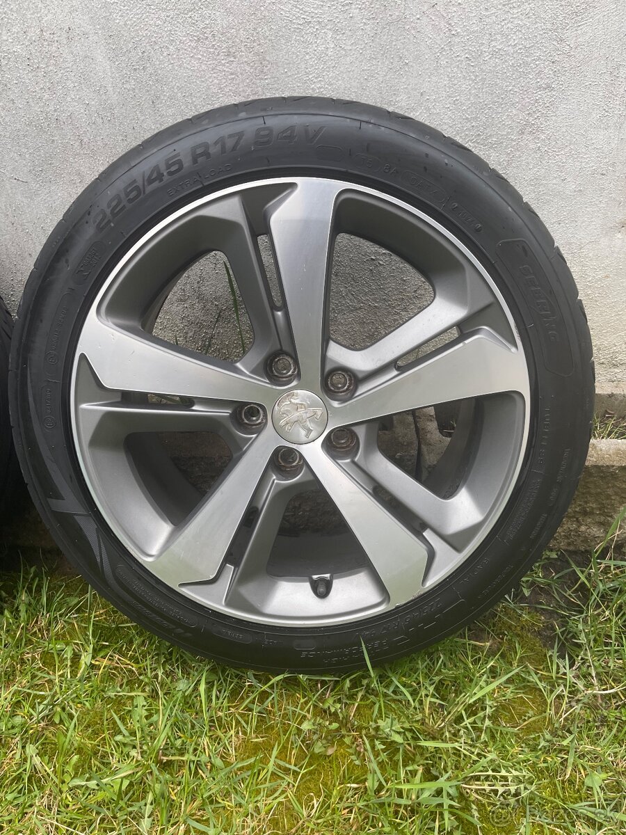 Peugeot disky+pneu 225/45R17 - 5