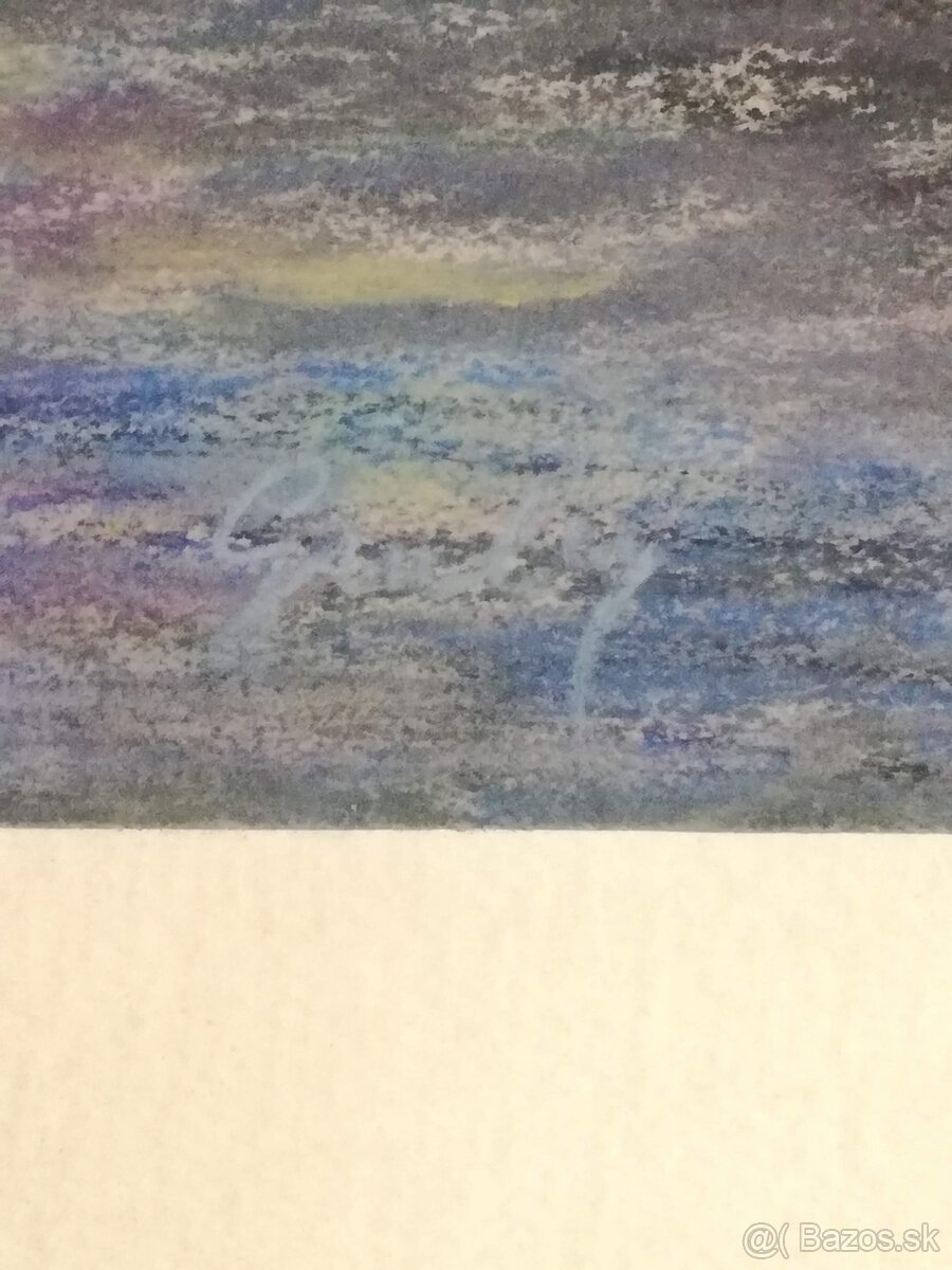 Obraz -pastel- Impresionistický štýl. - 5