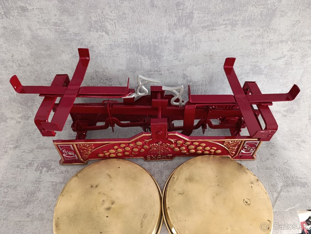 Staré 5kg dvoumiskové váhy EXAKT po renovaci - 5