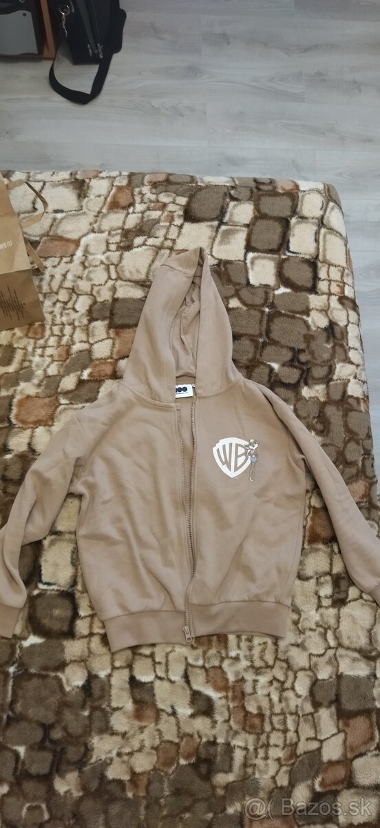 Hnedá dievčenska mikina - 5