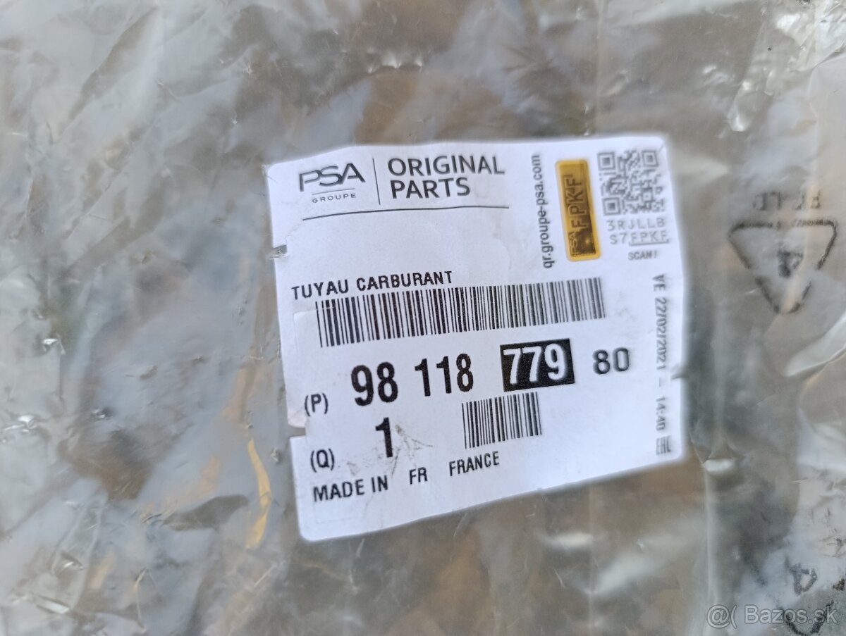 Palivové potrubie Citroen, Peugeot 1.6Hdi - 5