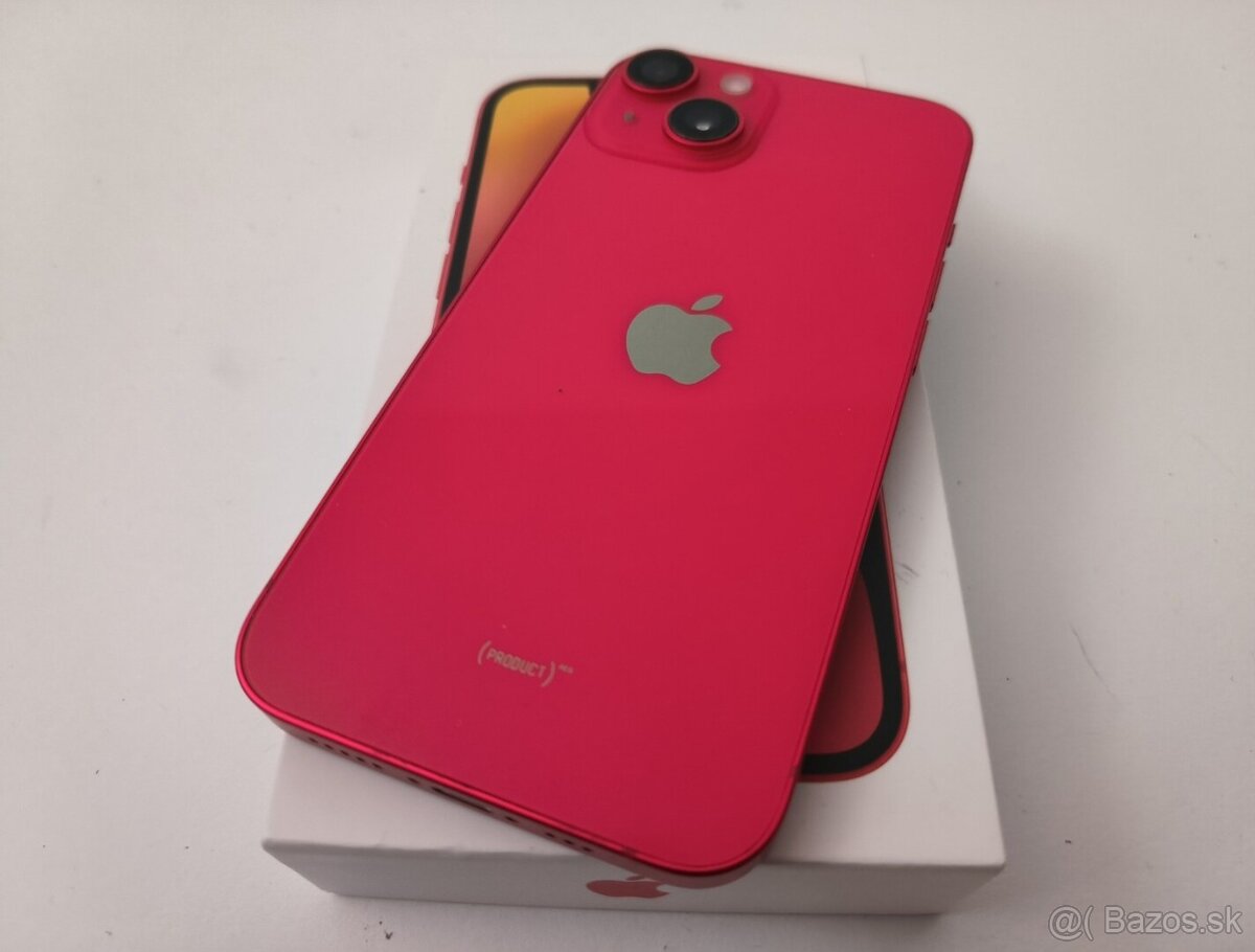 apple iphone 14 128gb Red 100% Batéria - 5