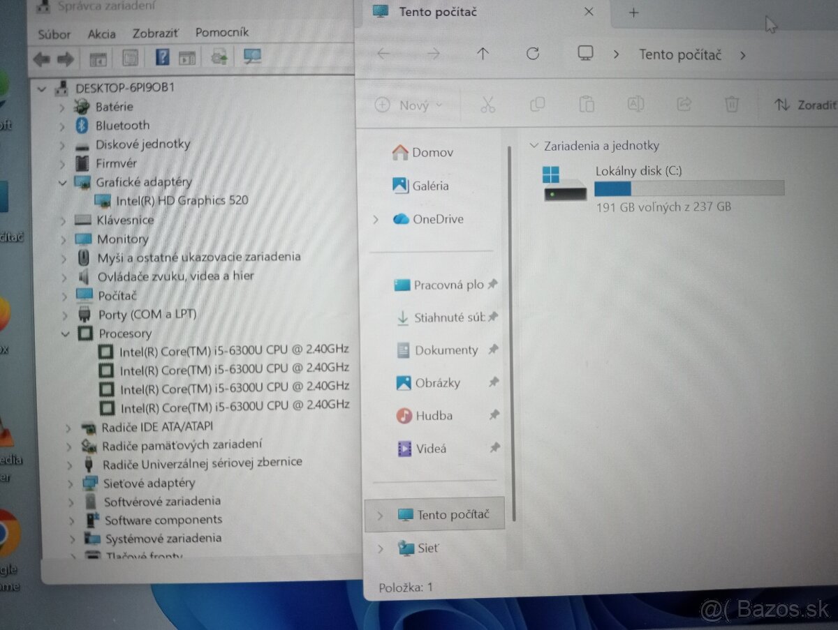 Lenovo Thinkpad T460 , Intel core i5 , ssd , 8gb ram , WIN11 - 5