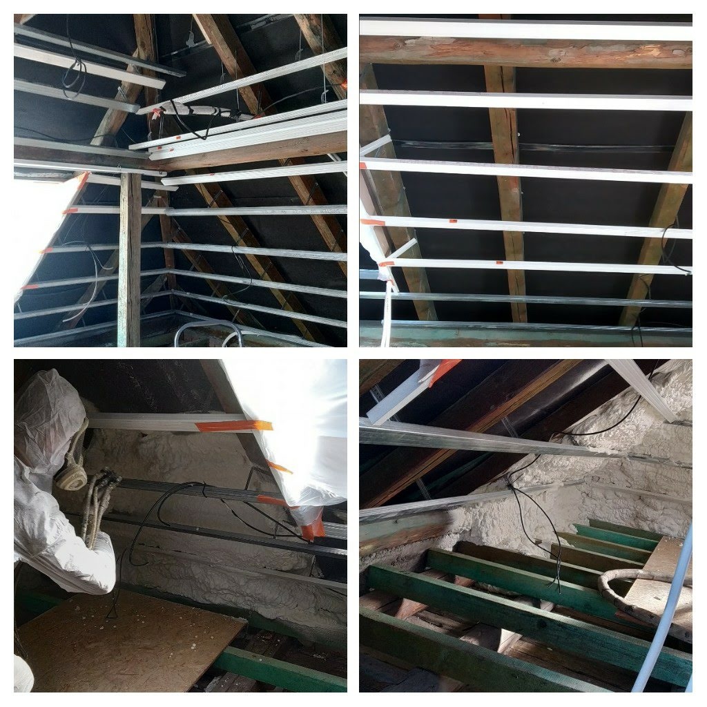 Striekaná izolácia, Zateplenie pur penou - 5