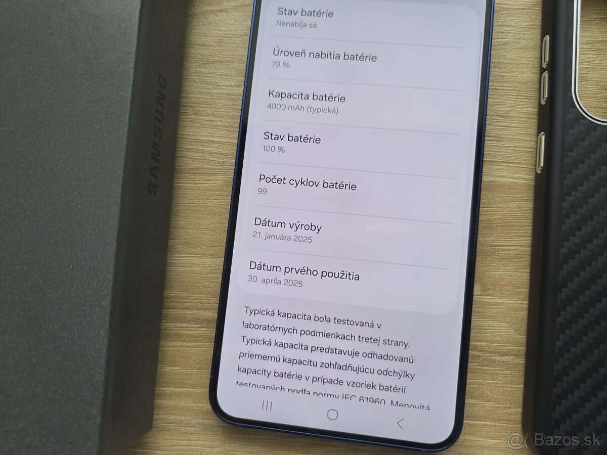 Samsung Galaxy S25 12GB/512GB Navy,top stav,kryt,sklo,zaruka - 5