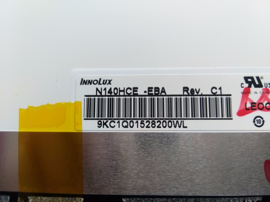 predám displej z notebooku Lenovo Yoga 3 14 + dotyk. sklo - 5