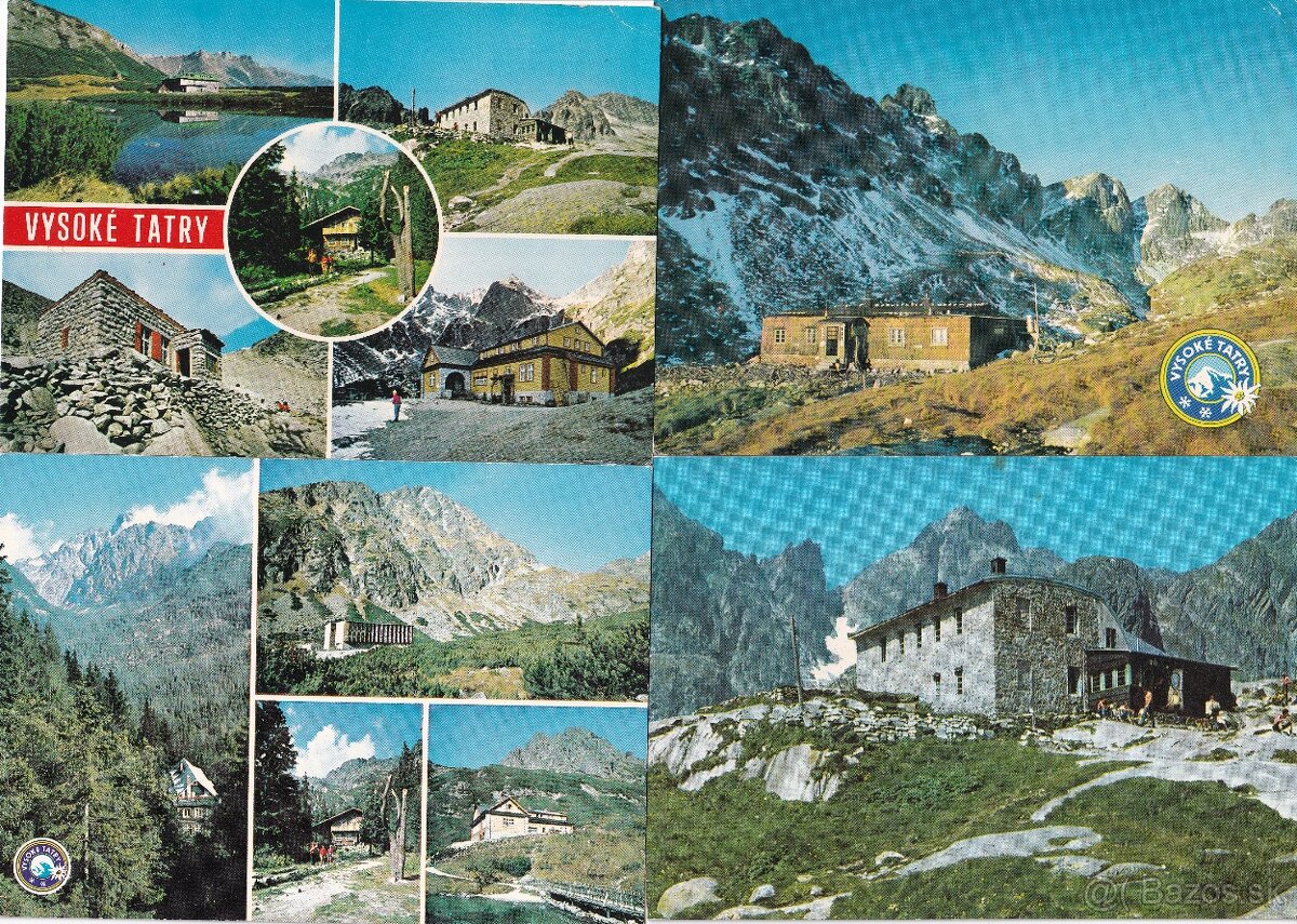 Vysoké Tatry - farebné pohľadnice VF - 5