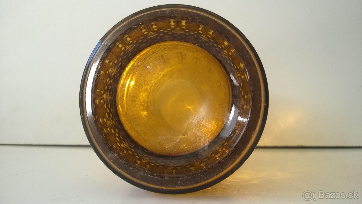 Jantárové sklo -Adolf Matura - 5
