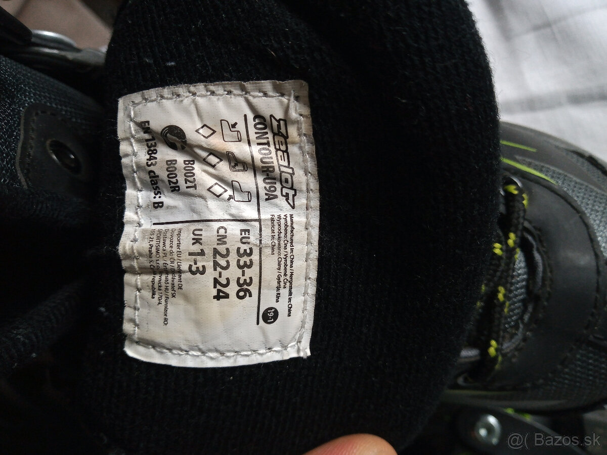 inline kolieskove korcule Zealot velkost EU 33-36 - 5