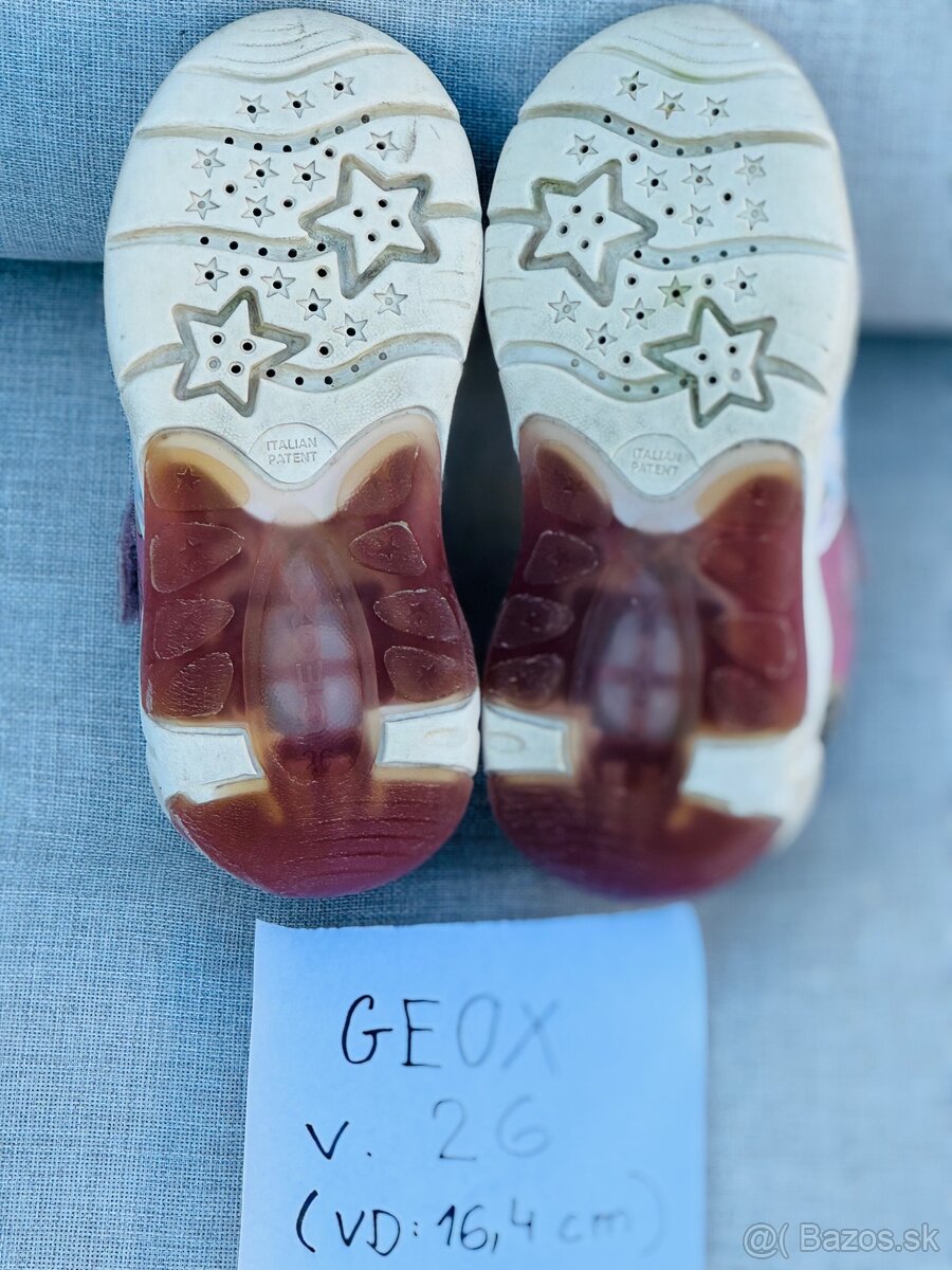 Svietiace tenisky zn. GEOX, v. 26 (VD: 16,4 cm) - 5