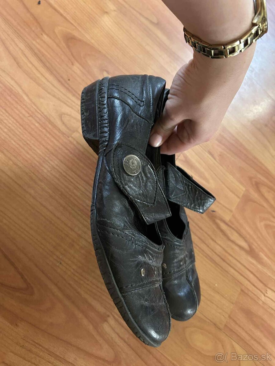 Práve kožené balerínky 38 - 5