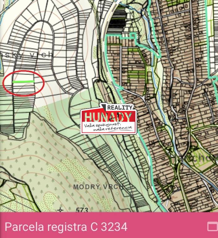 (466 m²) POĽNOHOSPODÁRSKY POZEMOK - 5