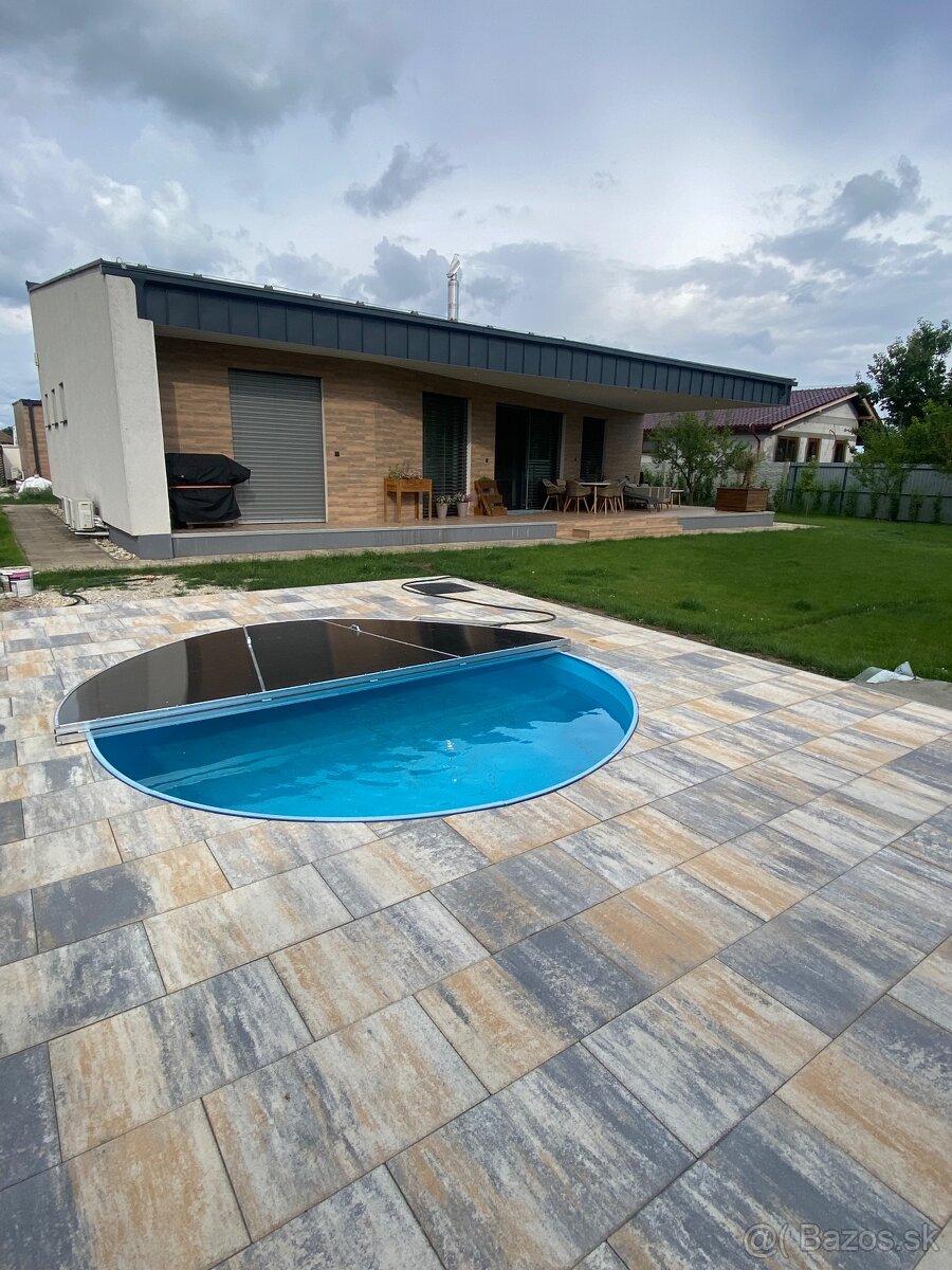 Zastrešenie bazéna 3,8m 4,2m 4,8m 7,2x3,3m prekrytie bazéna - 5