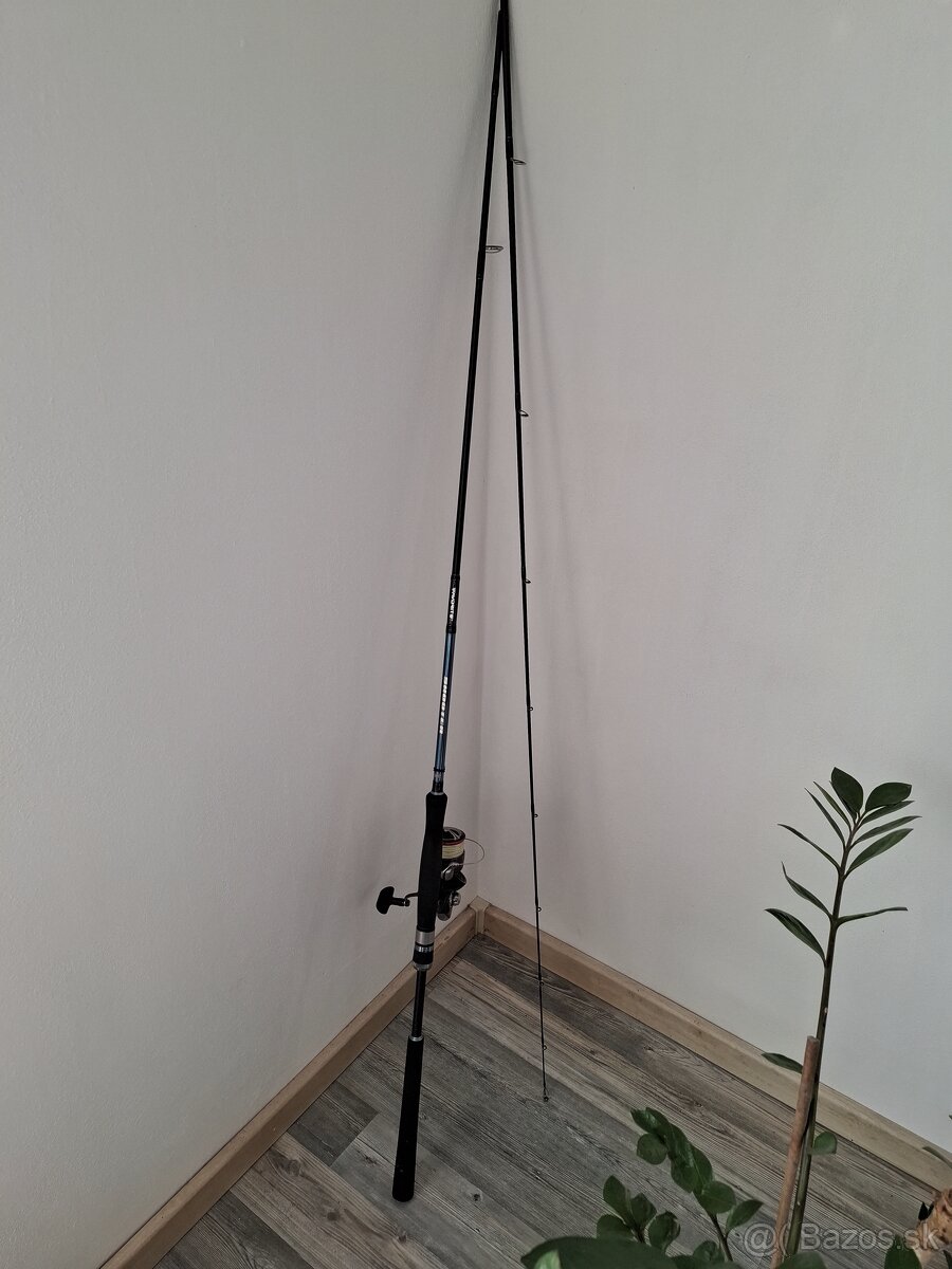 Prívlačový prut Favorite Shooter+naviják Daiwa fuego LT 4000 - 5