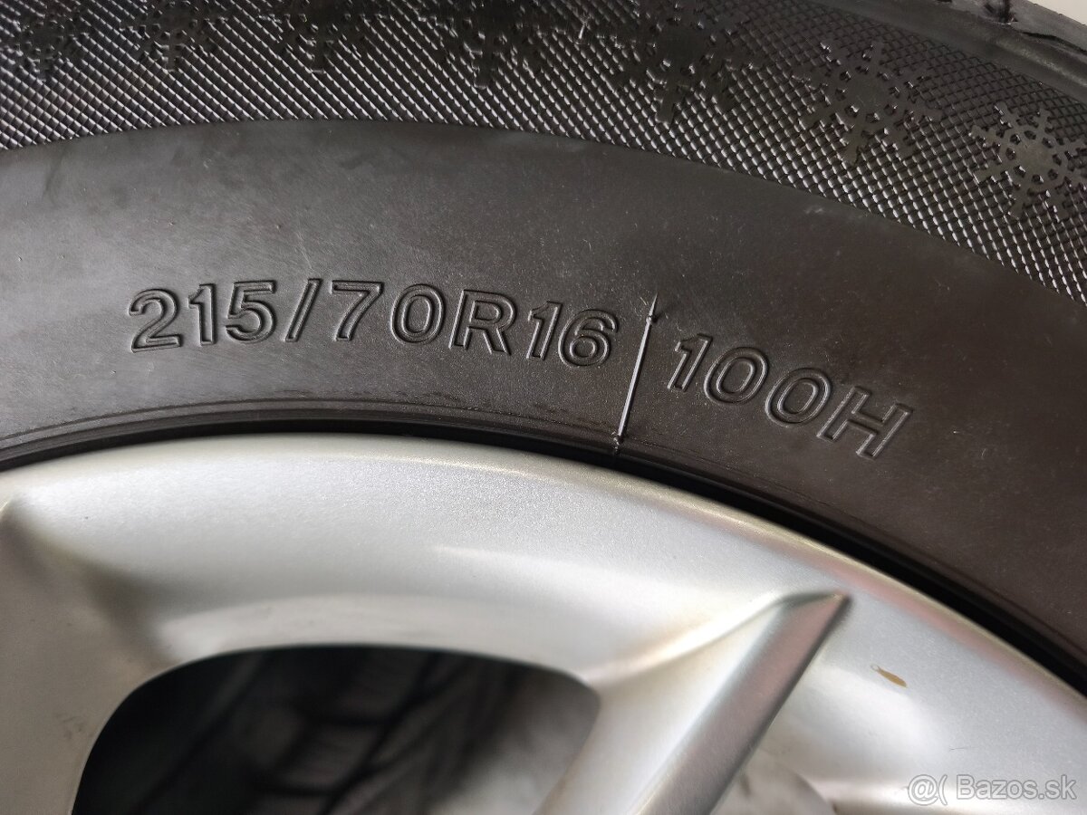 Alu disky 5x114,3 r16 na Hyundai Tuscon pneu 215/70 r16 - 5