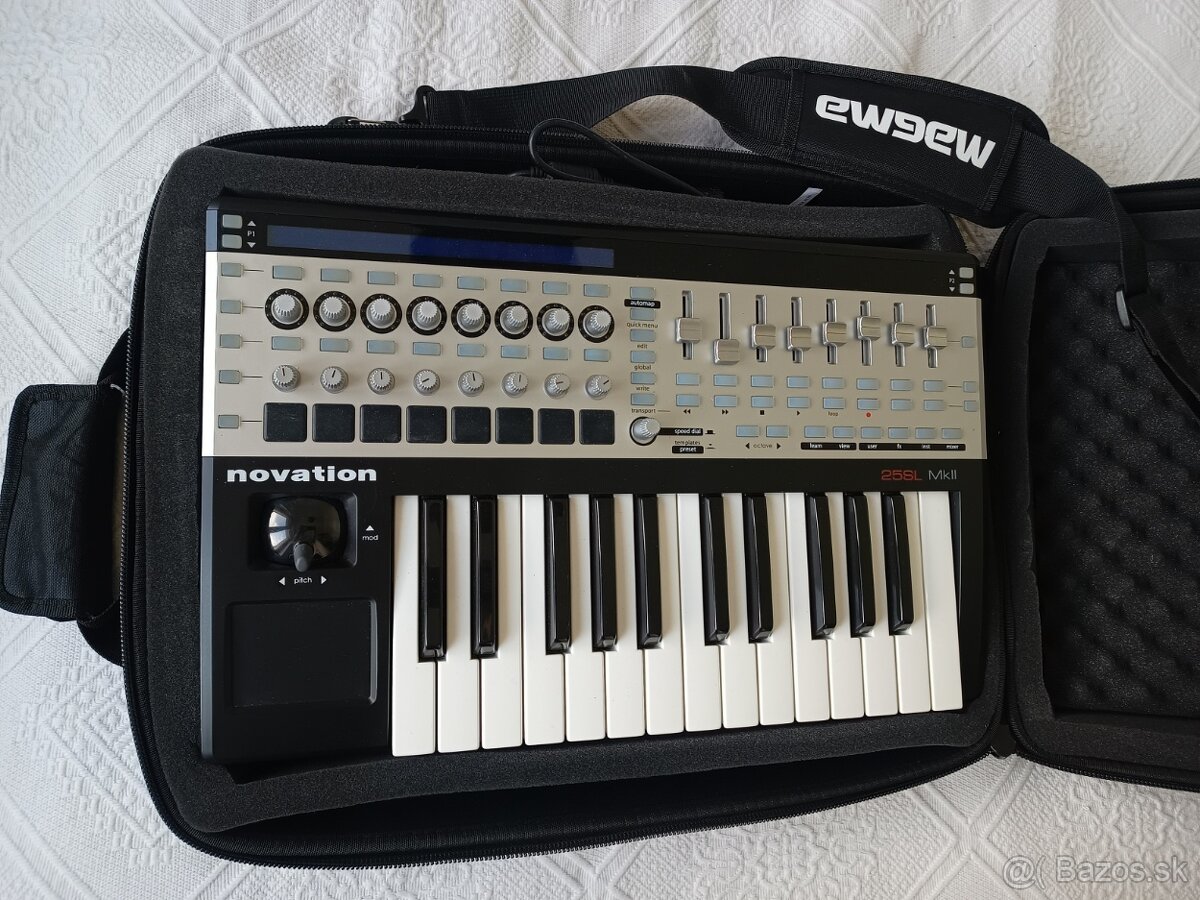 usb / mini keyboard NOVATION REMOTE 25 SL MKII + kufrik - 5
