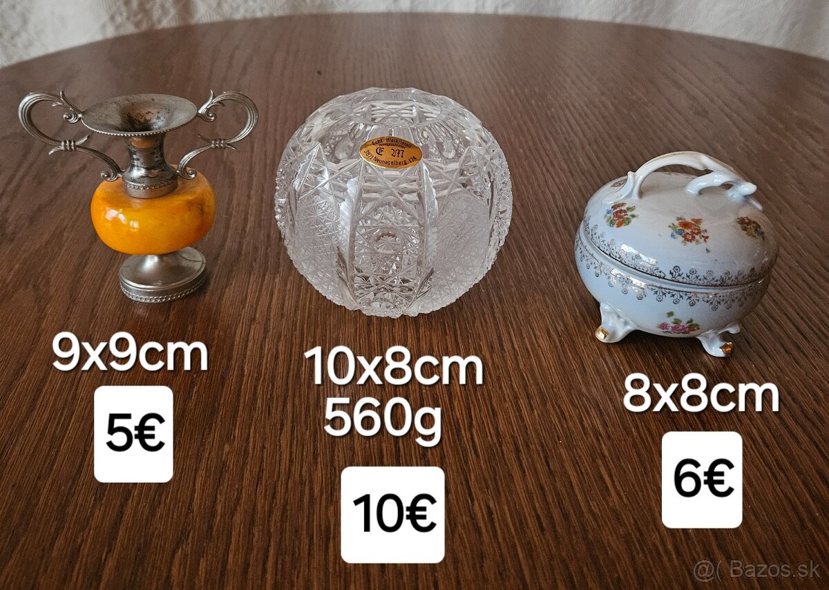 DEKORACIE SKLO/PORCELÁN/KERAMIKA - 5