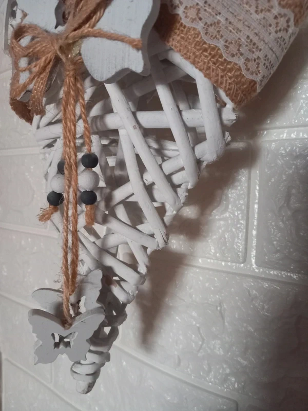 Staršie závesné veľké vypuklé srdce 40x30 cm - 5