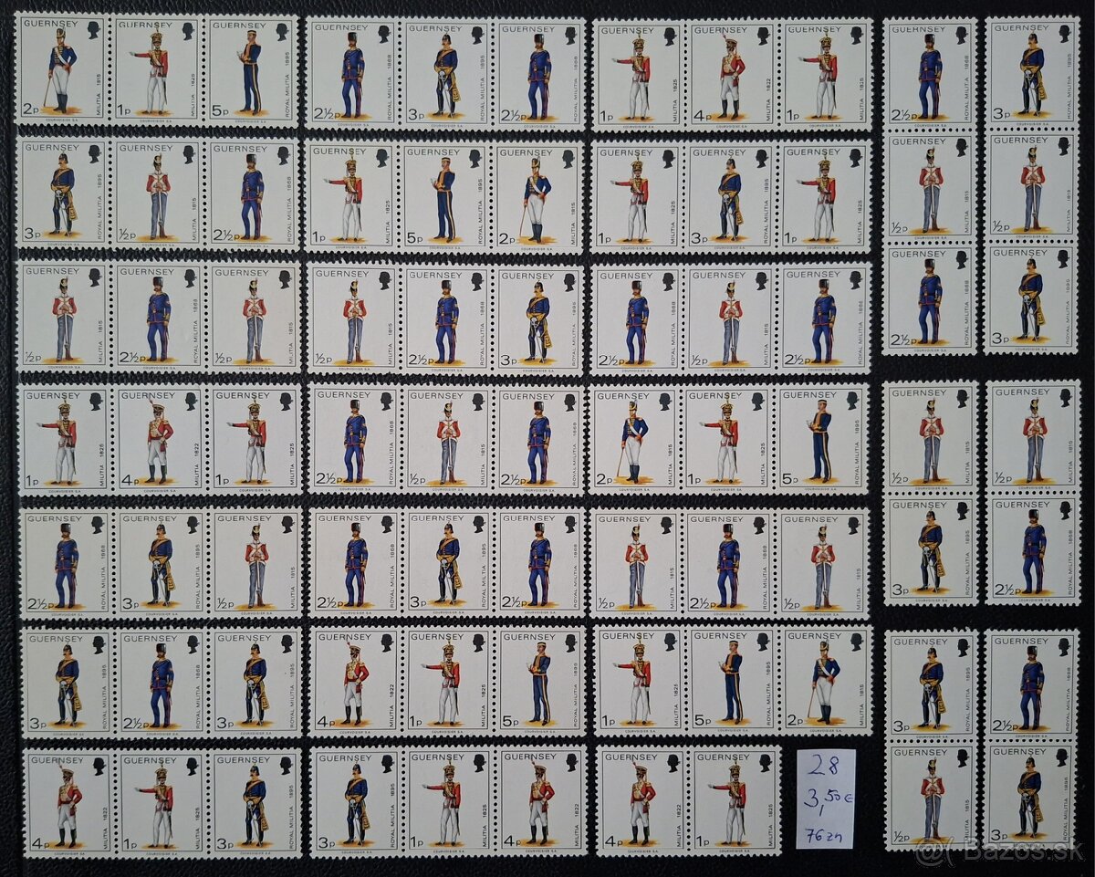 Postove znamky 10 (109poloziek) - 5