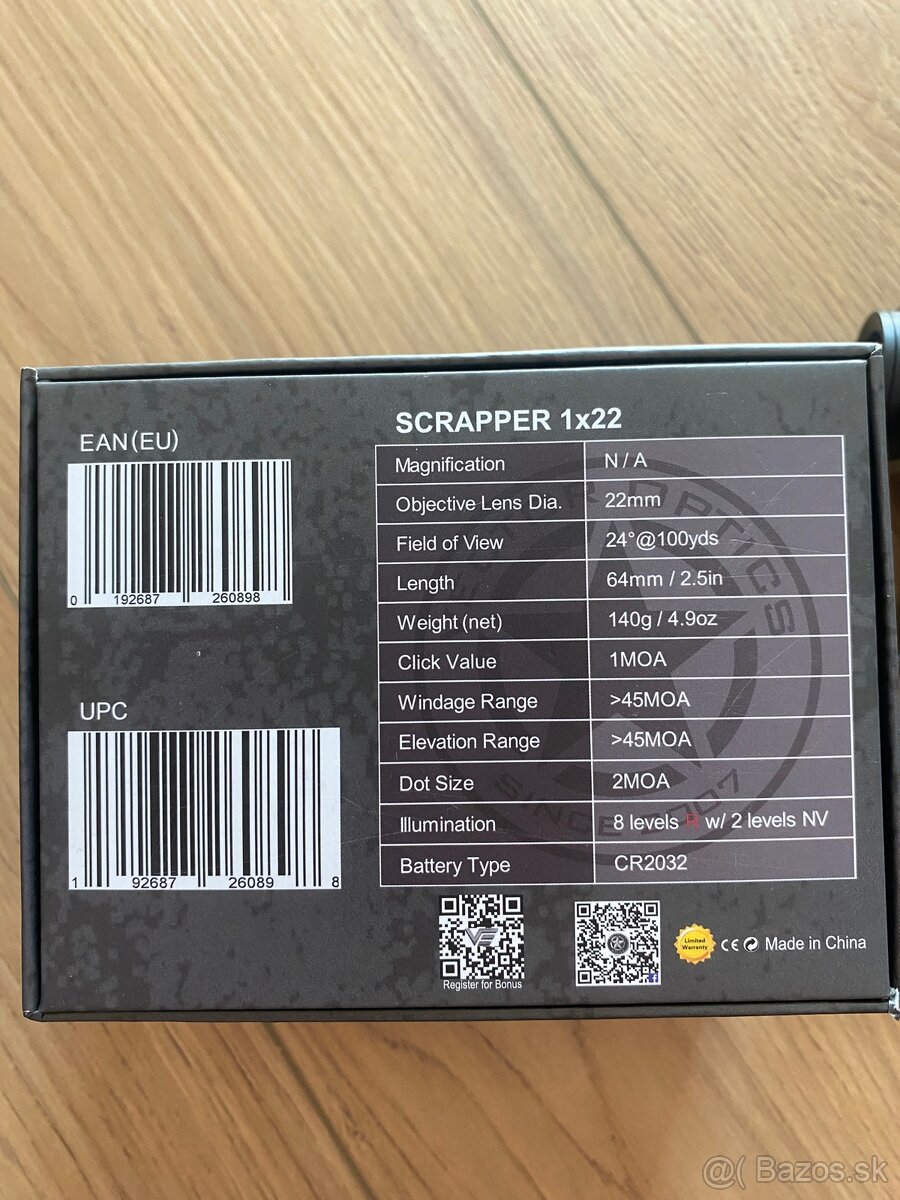 KOLIMÁTOR VECTOR SCRAPPER 1X22 - 5