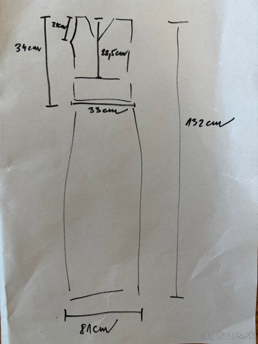 čierne dlhé spoločenské šaty - 5