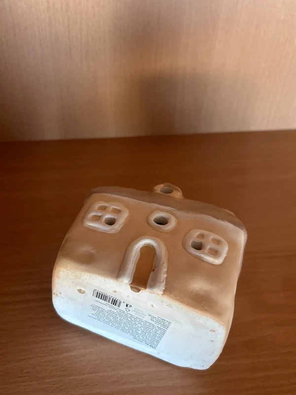 Keramický domček béžovo-hnedý - 5