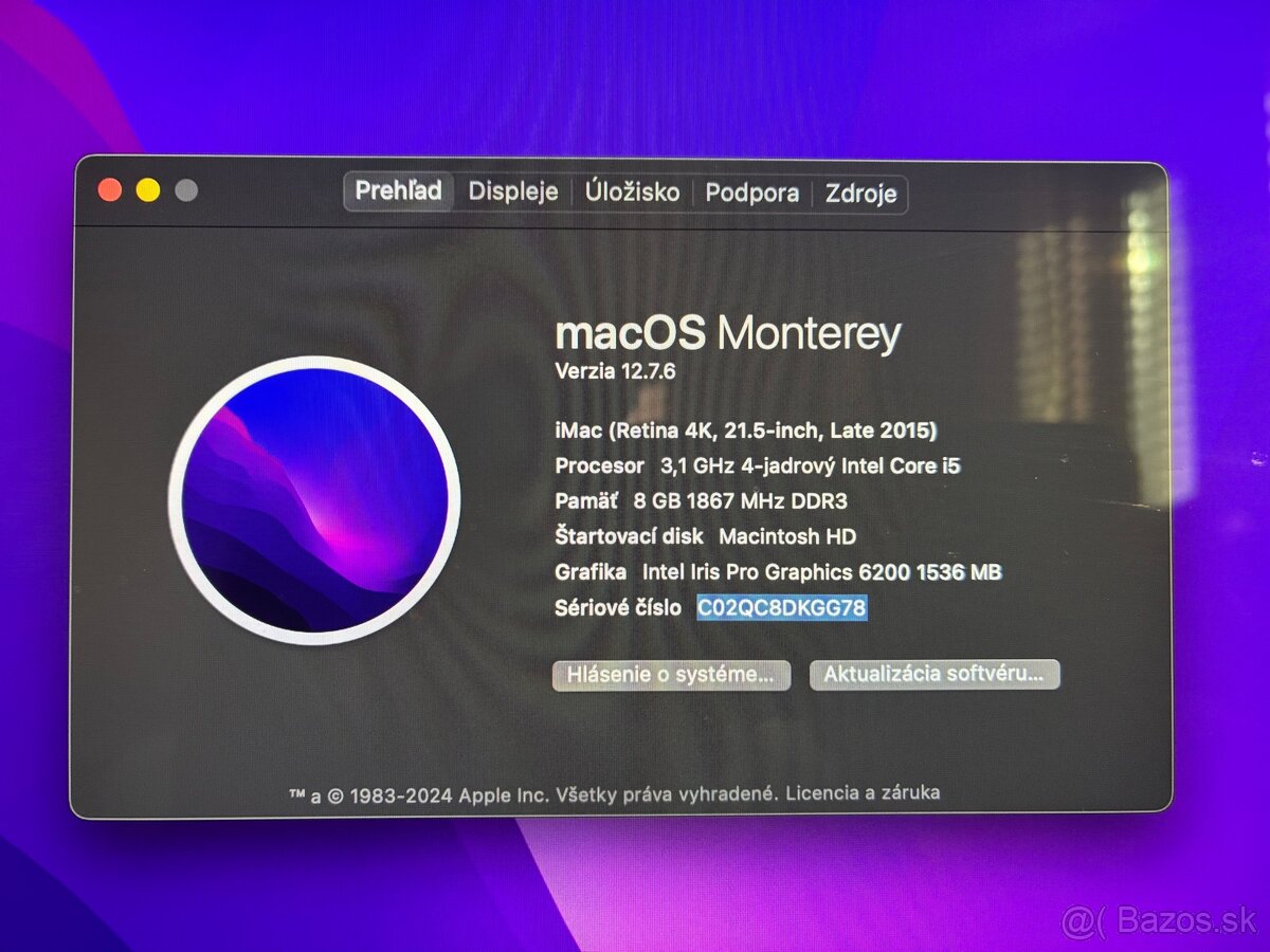 Apple iMac 21.5" Retina 4K + klávesnica + myš - 5