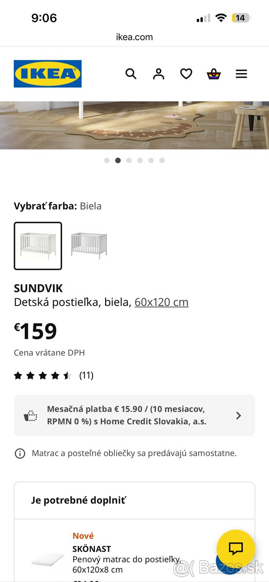 Detská postielka Sundvik - 5