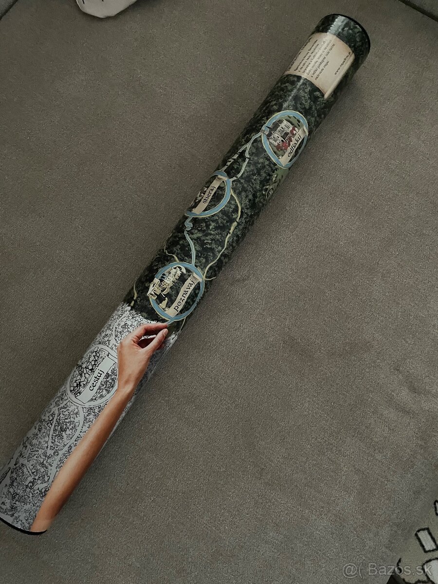 Stieracia mapa Slovenska 90x60 cm - 5