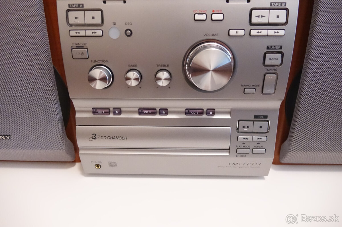 Hi‑Fi minisystém Sony CMT‑CP333 s originálnymi reproduktormi - 5
