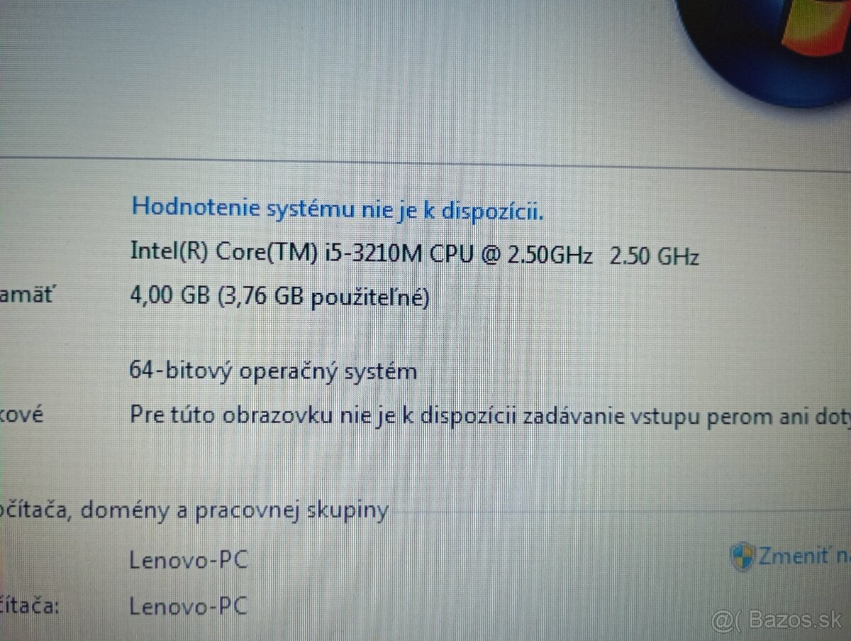 Lenovo B580 + Intel core i5 + 4gb ram + Windows 7 - 5