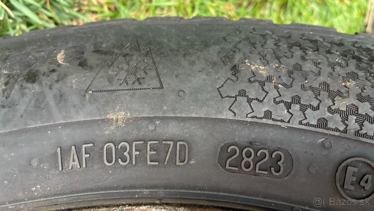 Continental WinterContact 205/60 R16 – 1 sezóna, disky v cen - 5