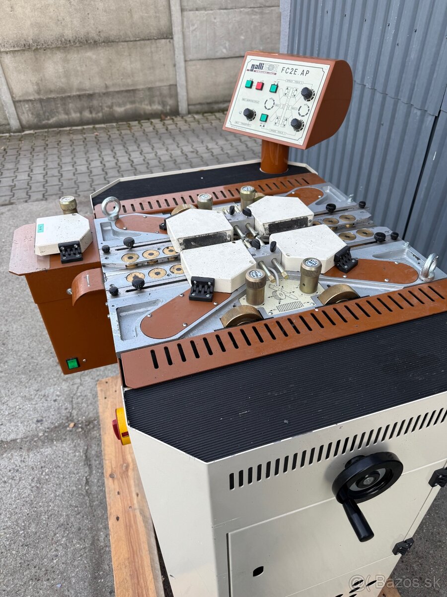 Automatický lešticí stroj na hran kožených řemenů Galli FC2E - 5