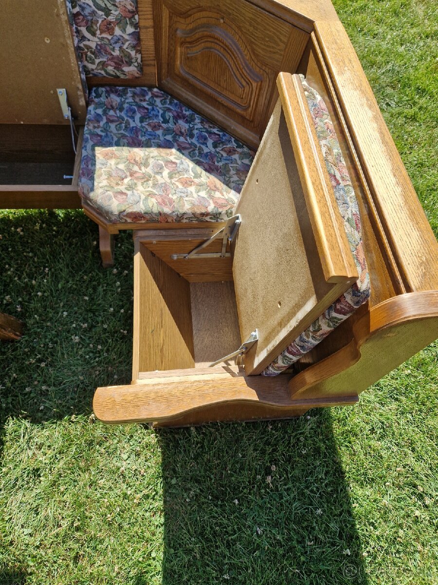 Rohová lavica, jedálenský set - 5