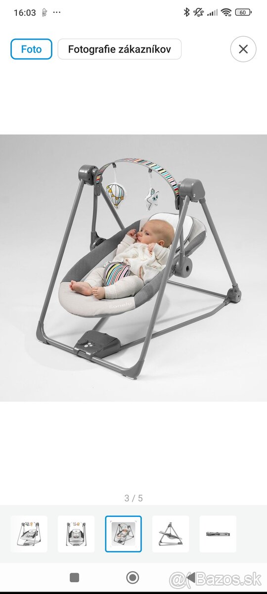 Lionelo hojdačka pre bábätko - 5