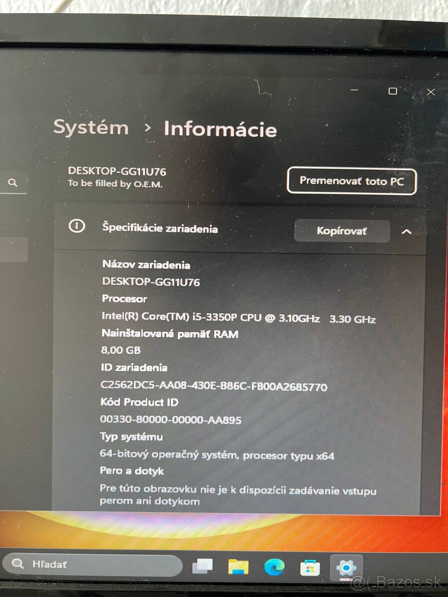 Intel Core i5 Nvidia GTX skladany herný starší pc lacno - 5