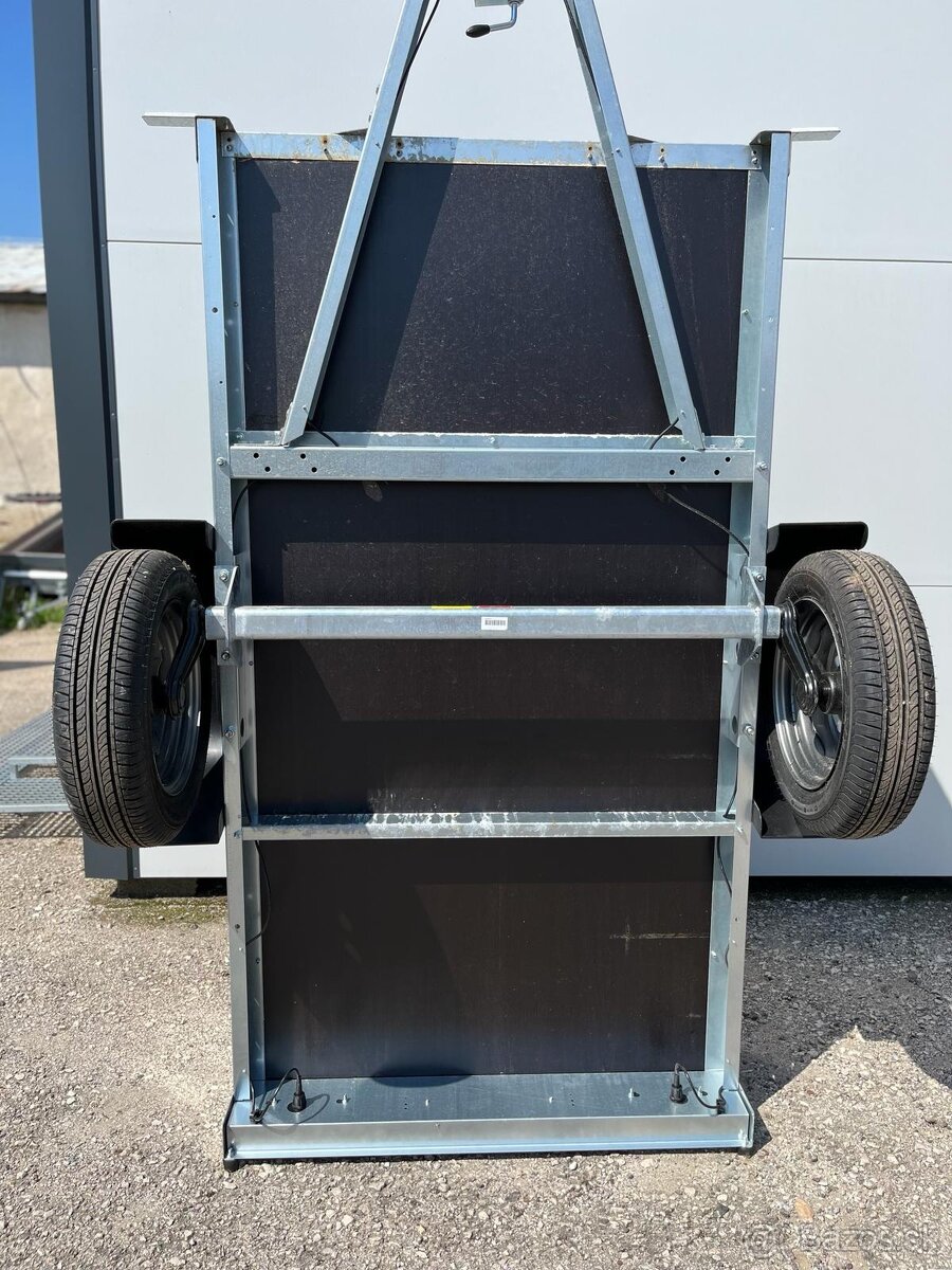 ✅prívesný vozík 750 kg, neregistrovaný + koliesko ZDARMA ✅ - 5