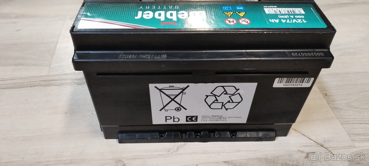 Autobateria 12V, 74AH - 5